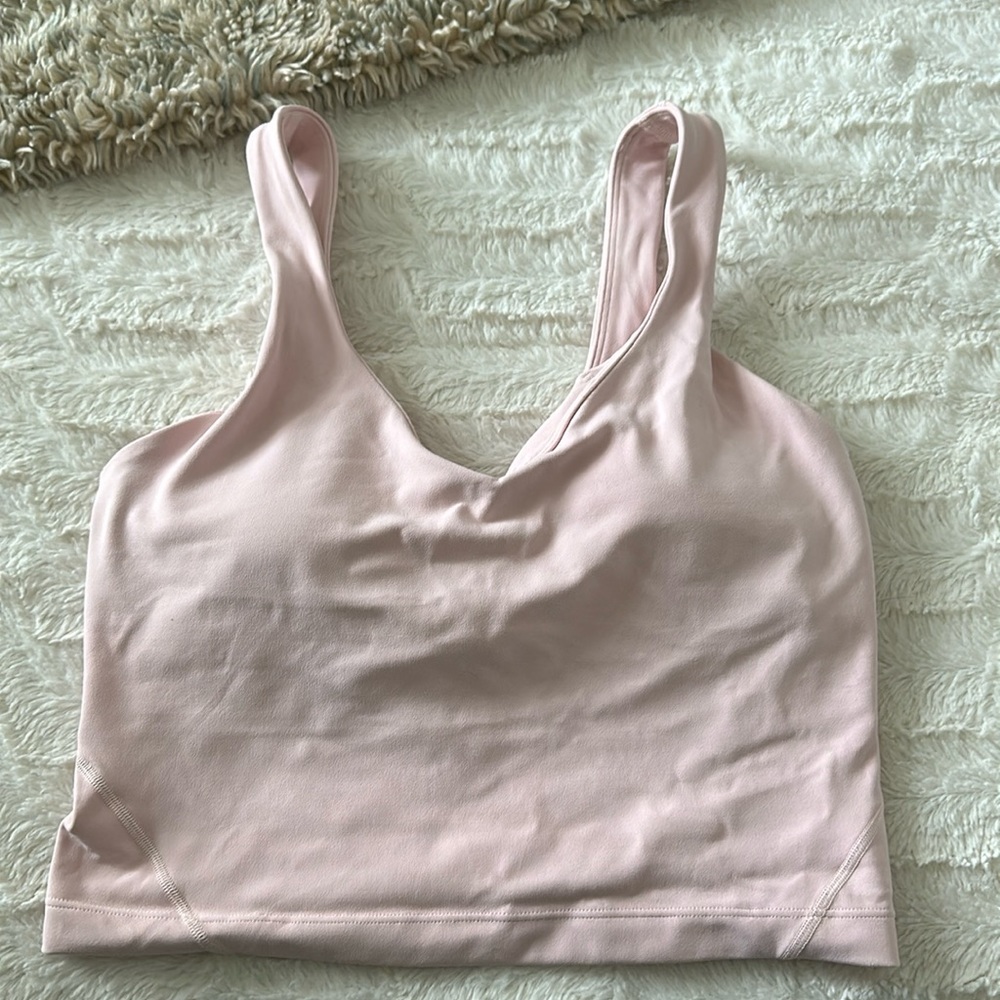 Light pink lululemon align tank
